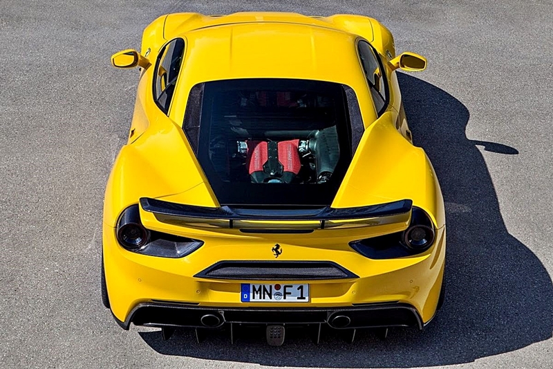 Ferrari 488 GTB – Novitec style Carbon Rear Wing 02